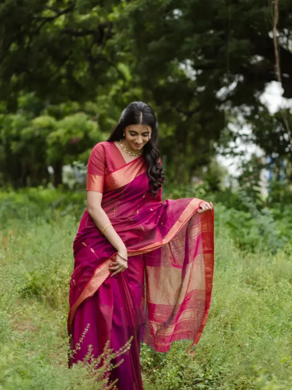 Cotton_Silk_Saree_with_Unstiched_Blouse_Piece