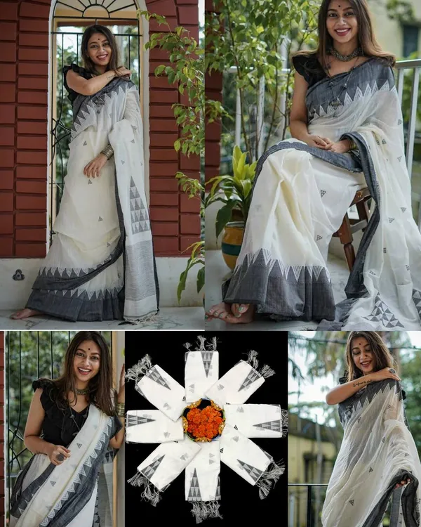 Cotton_Silk_Saree_with_Unstiched_Blouse_Piece