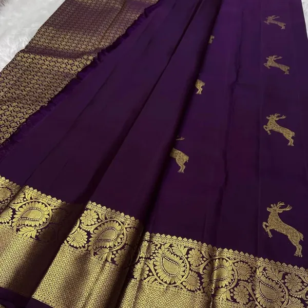 Soft_Banarasi_Lichi_Silk_Saree_with_Unstiched_Blouse_Piece