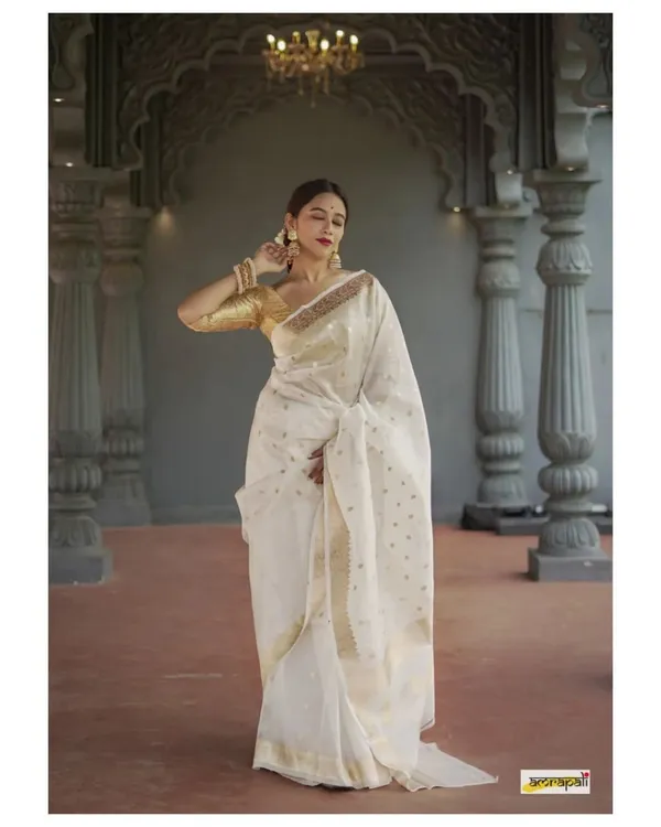 Cotton_Silk_Saree_with_Unstiched_Blouse_Piece