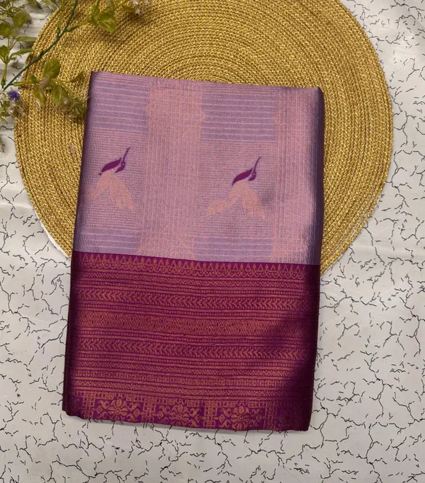 Soft_Banarasi_Lichi_Silk_Saree_with_Unstiched_Blouse_Piece