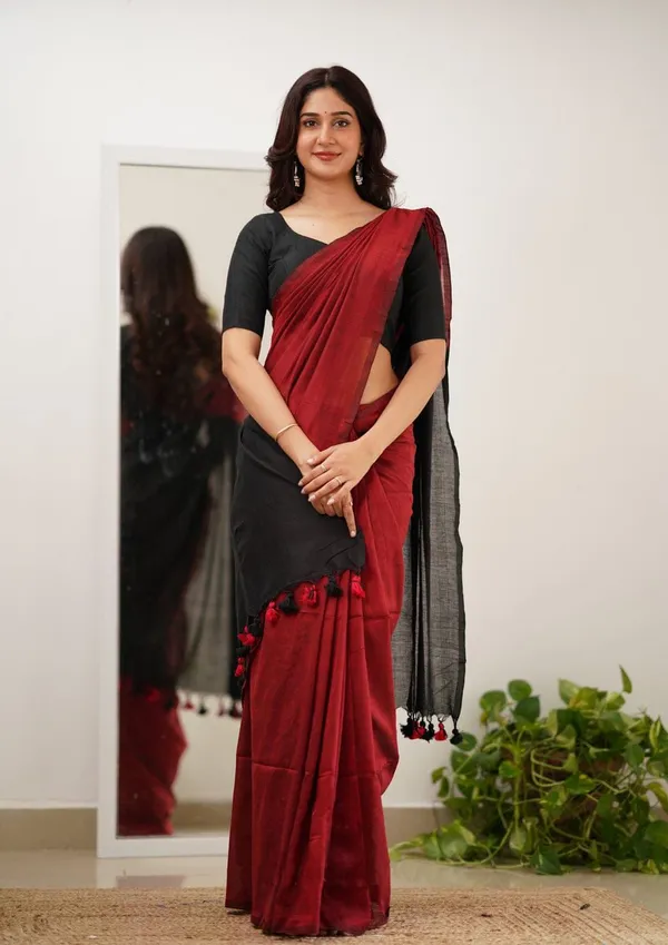 Cotton_Silk_Saree_with_Unstiched_Blouse_Piece