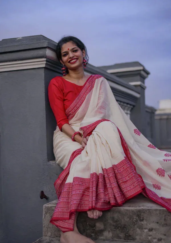 Cotton_Silk_Saree_with_Unstiched_Blouse_Piece