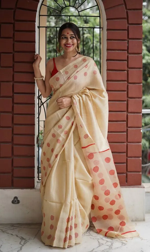 Cotton_Silk_Saree_with_Unstiched_Blouse_Piece