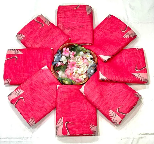 Linen__Saree_(With_Unstitched_Blouse)