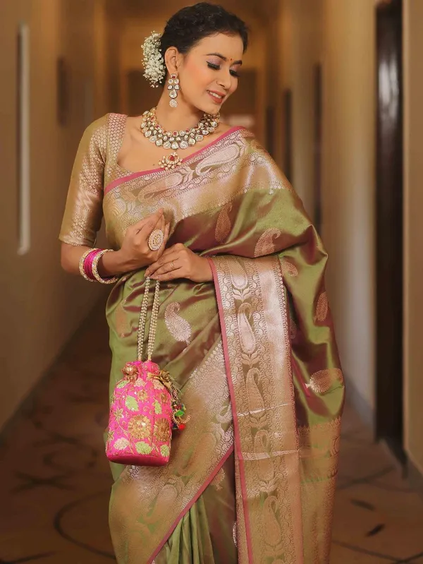 Soft_Banarasi_Lichi_Silk_Saree_with_Unstiched_Blouse_Piece