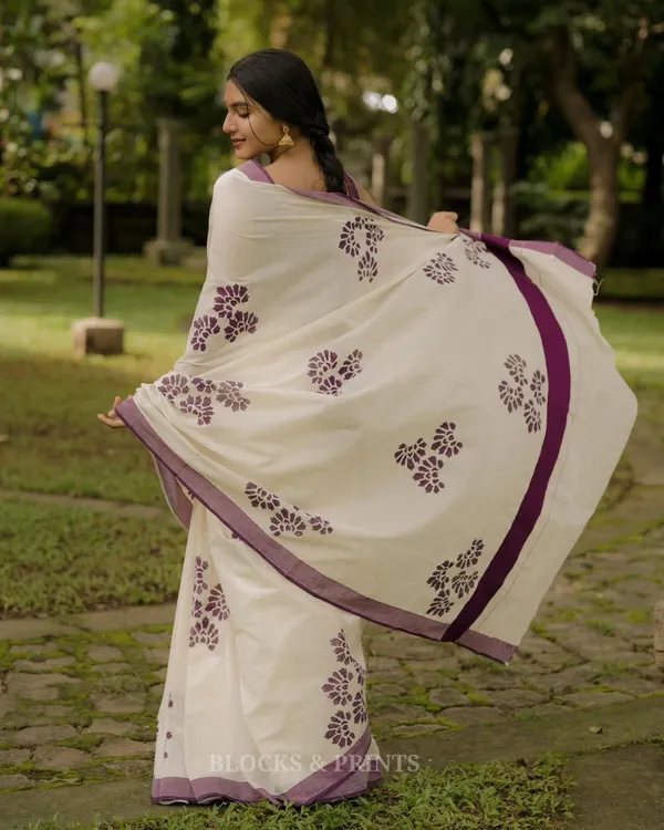 Linen__Saree_(With_Unstitched_Blouse)