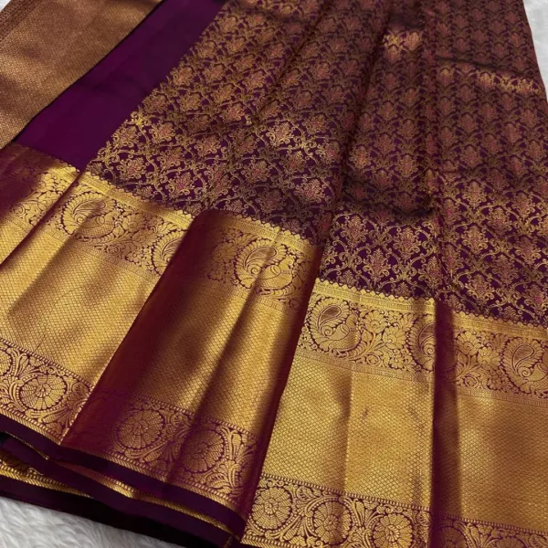 Soft_Banarasi_Lichi_Silk_Saree_with_Unstiched_Blouse_Piece