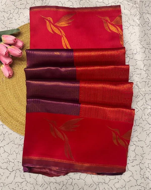Soft_Banarasi_Lichi_Silk_Saree_with_Unstiched_Blouse_Piece