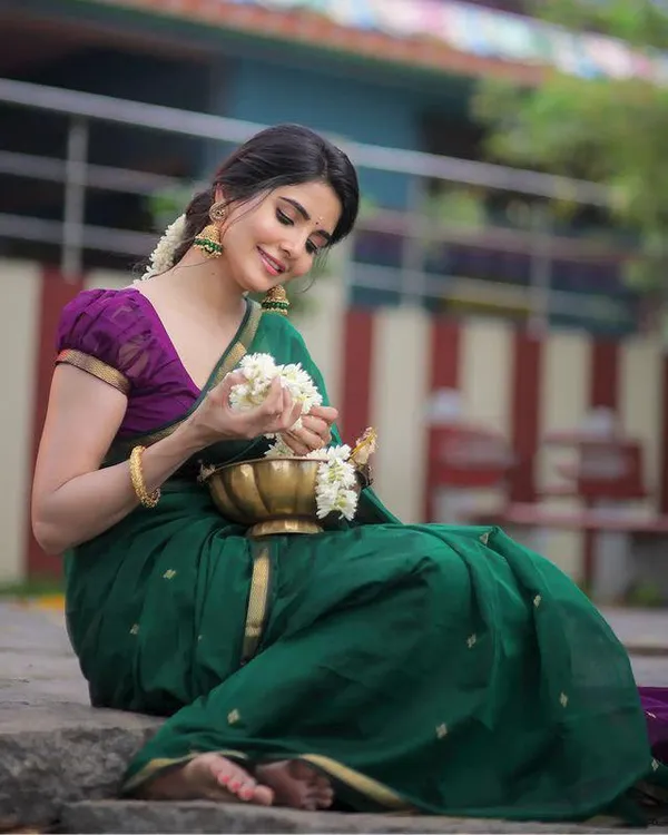 Cotton_Silk_Saree_with_Unstiched_Blouse_Piece