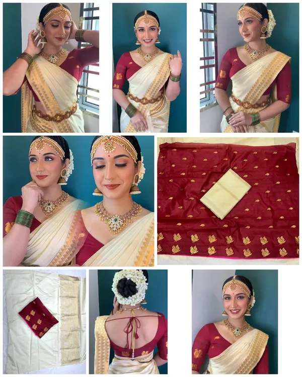 Soft_Lichi_Silk_Saree_with_Unstiched_Blouse_Piece