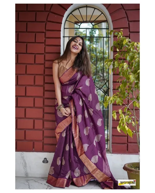 Cotton_Silk_Saree_with_Unstiched_Blouse_Piece