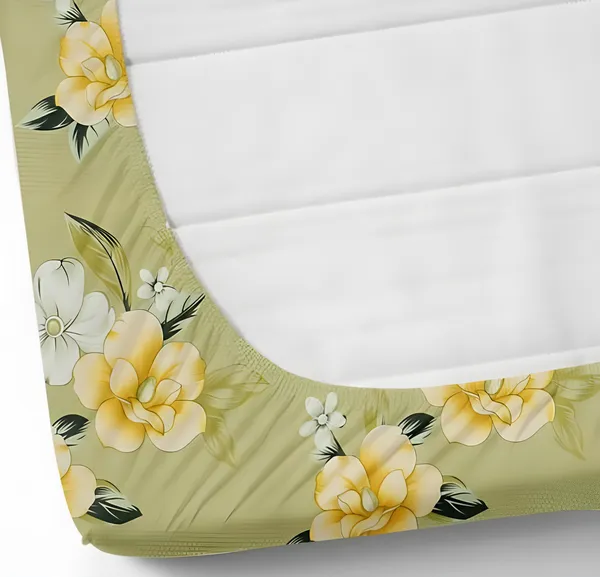 PEACHES_220_TC_Cotton_All_Round_Elastic_Fitted_Bedsheet_with__2_Pillow_Covers__(72X78X_Upto_10_Inches)_&_360_Degree_Elasticated