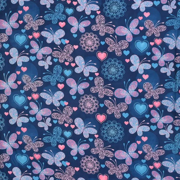 BLUE_BUTTERFLY_220_TC_Fitted_Elastic_Bedsheet_with_Two_Pillow_Covers_(72X78X_Upto_10_Inches)_&_360_Degree_Elasticated
