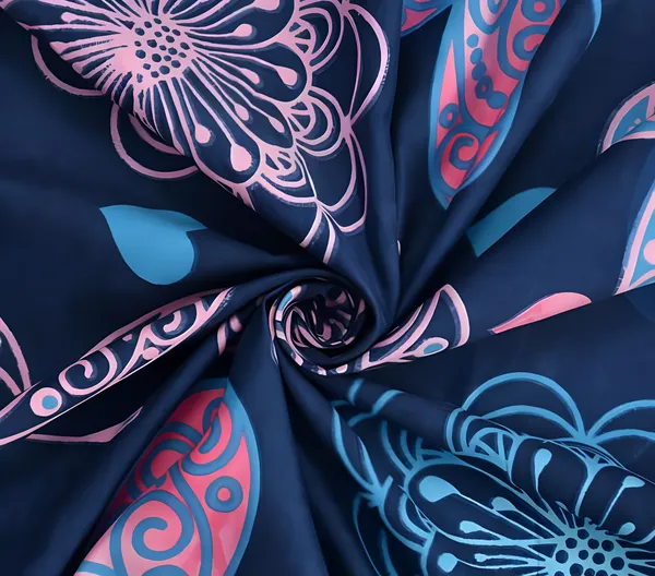 BLUE_BUTTERFLY_220_TC_-_Cotton_Elastic_Fitted_King/Queen_Size_Bedsheets_With_2_Pillow_Covers