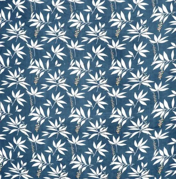 LEAVES_BUE_PATTERN_220_TC_Fitted_Elastic_Bedsheet_with_Two_Pillow_Covers_(72X78X_Up_to_10_Inches)_&_360_Degree_Elasticated