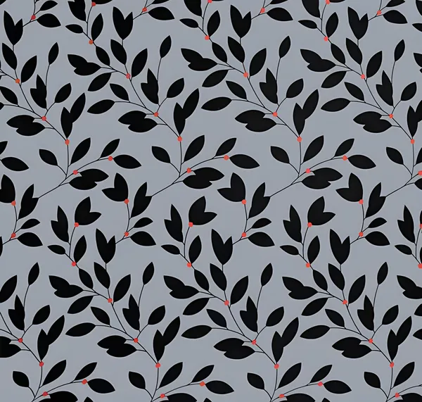 GREY_LEAVES_Premium_Fitted_Elastic_Bedsheet_with_Two_Pillow_Covers_(72X78X_Up_to_10_Inches)_&_360_Degree_Elasticated_|_BS