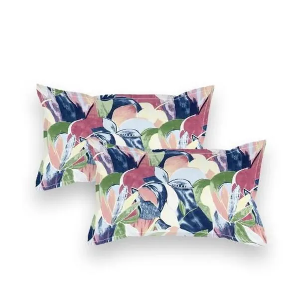 Multicolor_Cotton_Elastic_Fitted_Bedsheets_300_TC_With_2_Pillow_Covers