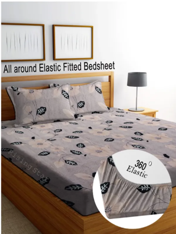 best_seller_220_TC_Cotton_All_Round_Elastic_Fitted_Bedsheet_with_2_Pillow_Covers_(72"_X_78"_X_up_to_10")_&_360_Degree_Elasticated