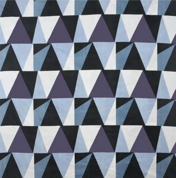 BLUE_TRIANGLE_220_TC_Cotton_Elastic_Fitted_King/Queen_Size_Bedsheets_With_2_Pillow_Covers