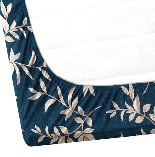 BLUE_PATTERN_Premium_Fitted_Elastic_Bedsheet_with_Two_Pillow_Covers_(72X78X_Up_to_10_Inches)_&_360_Degree_Elasticated