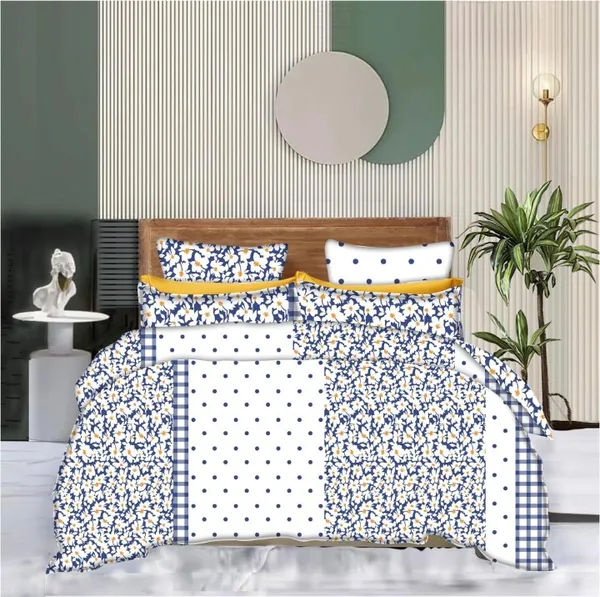 220_TC_Double_Bedsheet_With_2_Pillow_Covers_(72X78X_Upto_10_Inches)_&_360_Degree_Elasticated