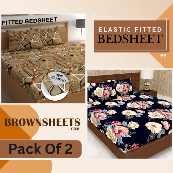 Pack_Of_2_|_220_TC_Cotton_All_Round_Elastic_Fitted_2_Bedsheets_with_4_Pillow_Covers_(72"_X_78"_X_up_to_10")_&_360_Degree_Elasticated