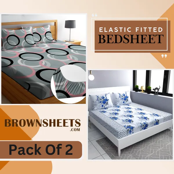 Pack_Of_2_|_220_TC_Cotton_All_Round_Elastic_Fitted_2_Bedsheets_with_4_Pillow_Covers_(72"_X_78"_X_up_to_10")_&_360_Degree_Elasticated
