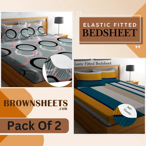 Pack_Of_2_|_220_TC_Cotton_All_Round_Elastic_Fitted_2_Bedsheets_with_4_Pillow_Covers_(72"_X_78"_X_up_to_10")_&_360_Degree_Elasticated