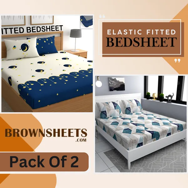 Pack_Of_2_|_220_TC_Cotton_All_Round_Elastic_Fitted_2_Bedsheets_with_4_Pillow_Covers_(72"_X_78"_X_up_to_10")_&_360_Degree_Elasticated