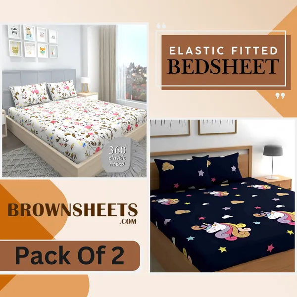 Pack_Of_2_|_220_TC_Cotton_All_Round_Elastic_Fitted_2_Bedsheets_with_4_Pillow_Covers_(72"_X_78"_X_up_to_10")_&_360_Degree_Elasticated