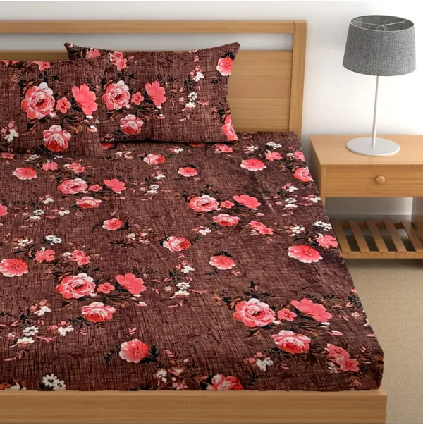 VIVANS_Premium_Fitted_Elastic_Bedsheet_with_Two_Pillow_Covers_(72X78X_Up_to_10_Inches)_&_360_Degree_Elasticated_|_BS