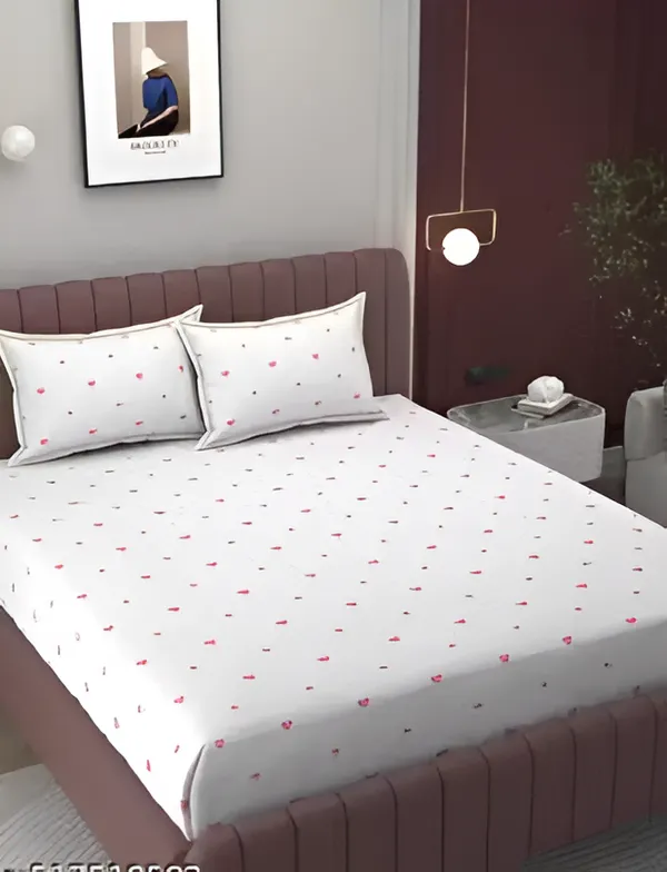 best_seller_220_TC_Cotton_All_Round_Elastic_Fitted_Bedsheet_with_2_Pillow_Covers_(72"_X_78"_X_up_to_10")_&_360_Degree_Elasticated