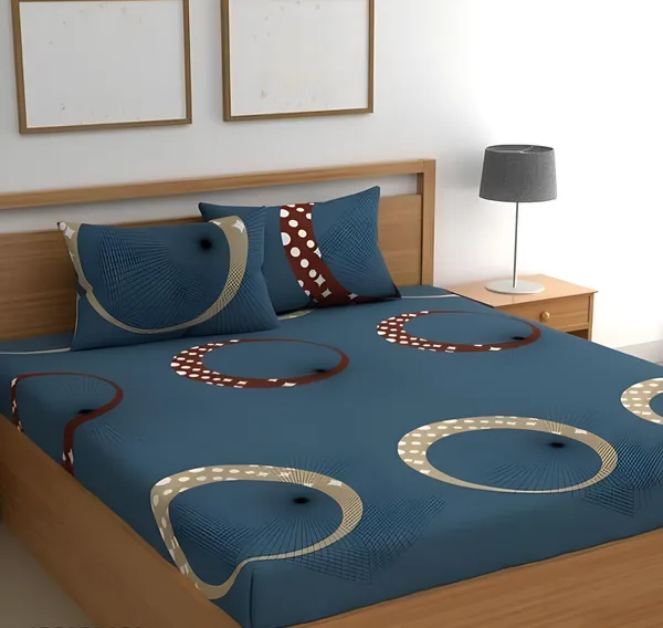 NAVY_BLUE_220_TC_Fitted_Bedsheet__with_2_Pillow_Covers_(72X78X_Upto_10_Inches)_&_360_Degree_Elasticated