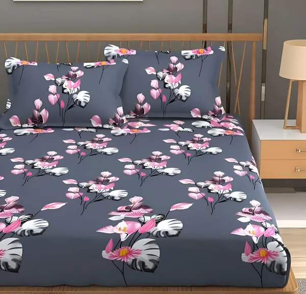 GREAT_KALI__220_TC_Cotton_All_Round_Elastic_Fitted_Bedsheet_with_2_Pillow_Covers_(72X78X_Upto_10_Inches)_&_360_Degree_Elasticated