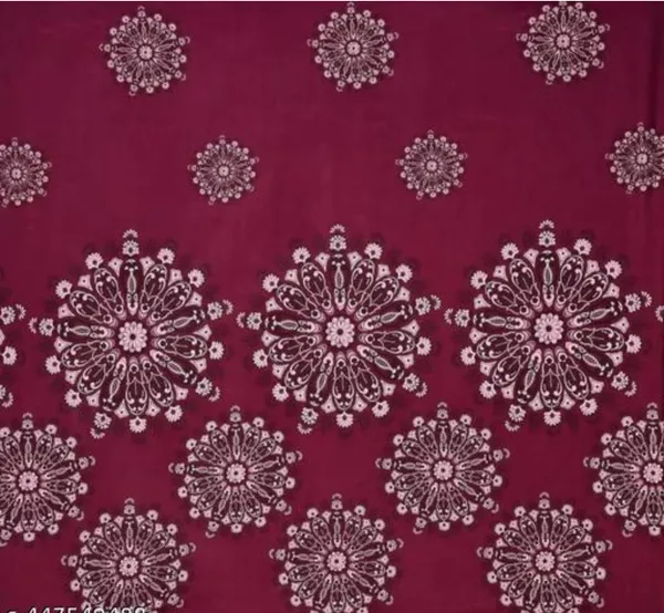 220_TC_Maroon_Color_Design_Single_Bed_Fitted_Bedsheet_Having_Size_36X72_(Fits_Upto_8_Inches_Of_Mattress)