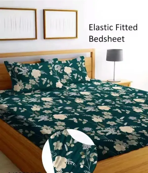 BEAUTIFUL_Premium_Fitted_Elastic_Bedsheet_with_Two_Pillow_Covers_(72X78X_Up_to_10_Inches)_&_360_Degree_Elasticated_|_BS