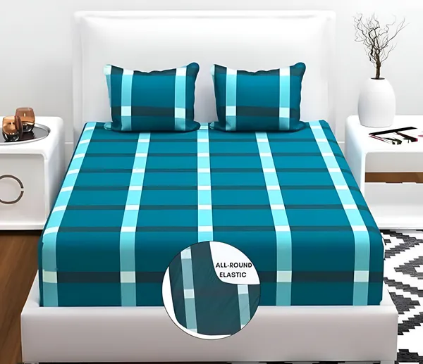 BEST_SELLER_220_TC_Fitted_Floral_Bedsheet_with_2_Pillow_Covers_(72X78X_Up_to_10_Inches)_&_360_Degree_Elasticated