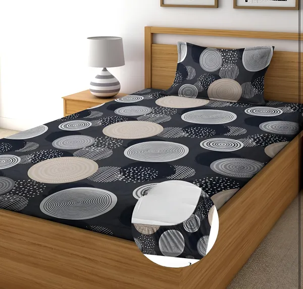 ROUND_DESIGN_SINGLE_BED_FITTED_BEDSHEET_HAVING_SIZE_36"_X_72"_(Fits_up_to_8"_of_mattress)