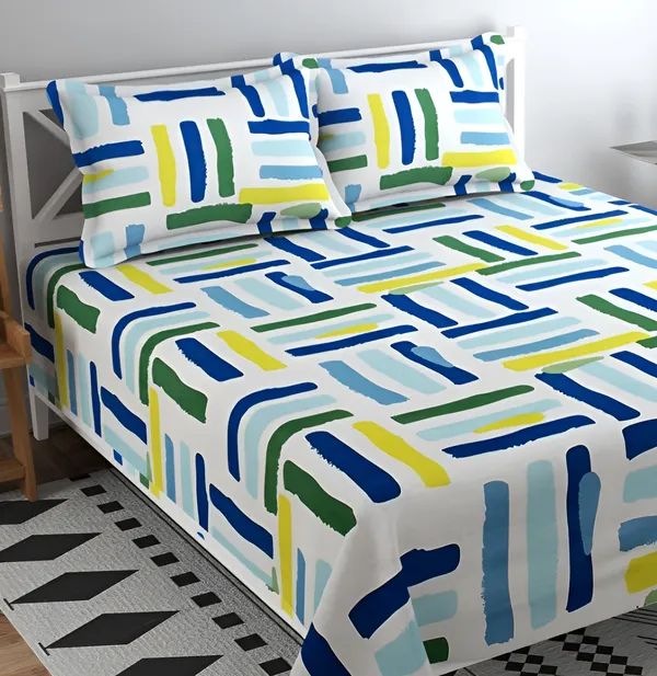 Attractive_Premium_Double_Bedsheet_With_2_Pillow_Covers_(72X78X_Upto_10_Inches)_&_360_Degree_Elasticated