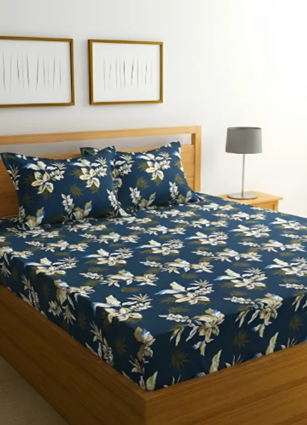 MULTI_ZIGZAG_Premium_Double_Bedsheet_With_2_Pillow_Covers_(72X78X_Upto_10_Inches)_&_360_Degree_Elasticated