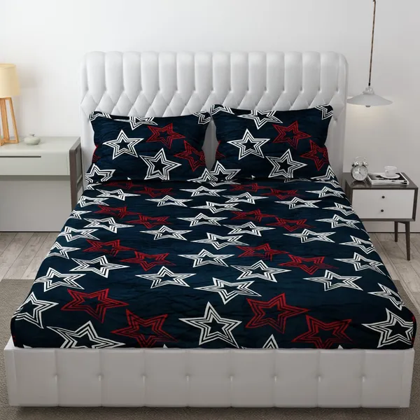PREMIUM_500_TC_HEAVY_FLANNEL_WARM__FITTED_BEDSHEET_WITH_ELASTIC_AND_Floral_design