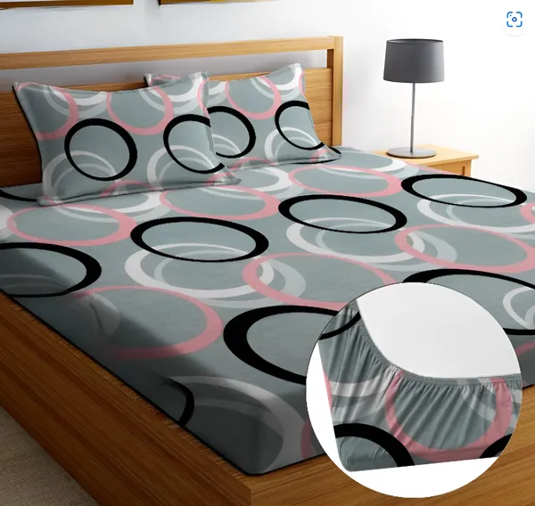 Pack_Of_2_|_220_TC_Cotton_All_Round_Elastic_Fitted_2_Bedsheets_with_4_Pillow_Covers_(72"_X_78"_X_up_to_10")_&_360_Degree_Elasticated