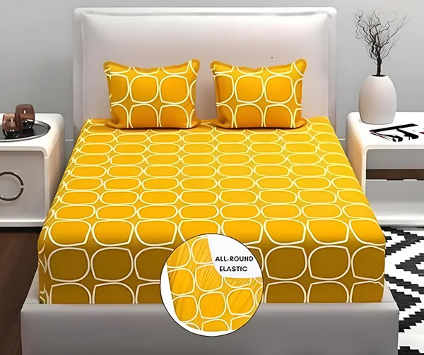 BEST_SELLER_220_TC_Fitted_Floral_Bedsheet_with_2_Pillow_Covers_(72X78X_Up_to_10_Inches)_&_360_Degree_Elasticated
