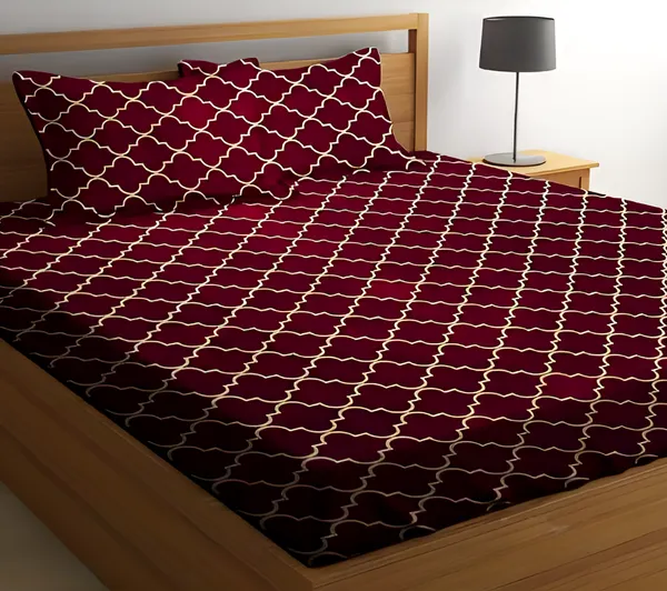 RED_CARPET_Premium_Fitted_Stripe_Bedsheet_(72X78X_Up_to_10_Inches)_&_360_Degree_Elasticated