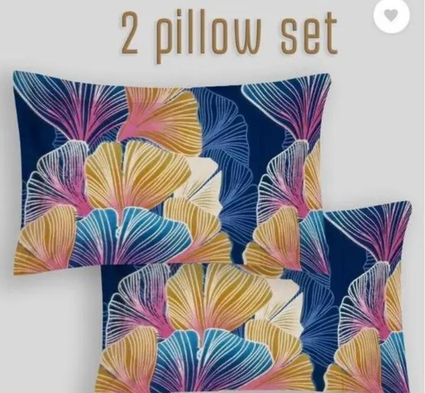 KOHLI_FIT_220_TC_-_Blue_Cotton_Elastic_Fitted_King/Queen_Size_Bedsheets_With_2_Pillow_Covers