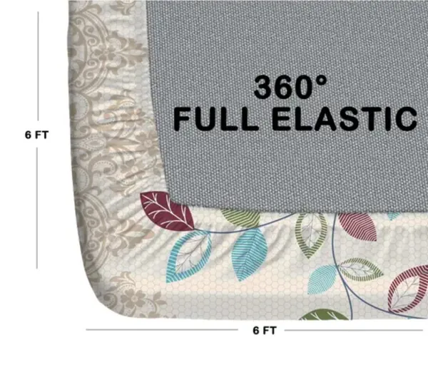 CREAM_220_TC_Double_Bedsheet_With_2_Pillow_Covers_(72X78X_Upto_10_Inches)_&_360_Degree_Elasticated