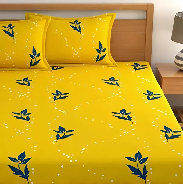 BEST_SELLER_220_TC_Fitted_Floral_Bedsheet_with_2_Pillow_Covers_(72X78X_Up_to_10_Inches)_&_360_Degree_Elasticated