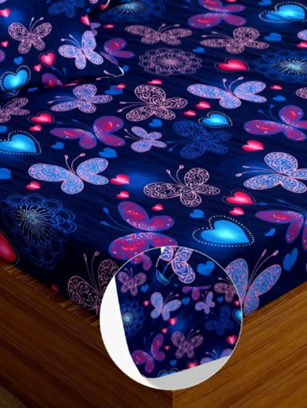 best_seller_220_TC_Cotton_All_Round_Elastic_Fitted_Bedsheet_with_2_Pillow_Covers_(72"_X_78"_X_up_to_10")_&_360_Degree_Elasticated