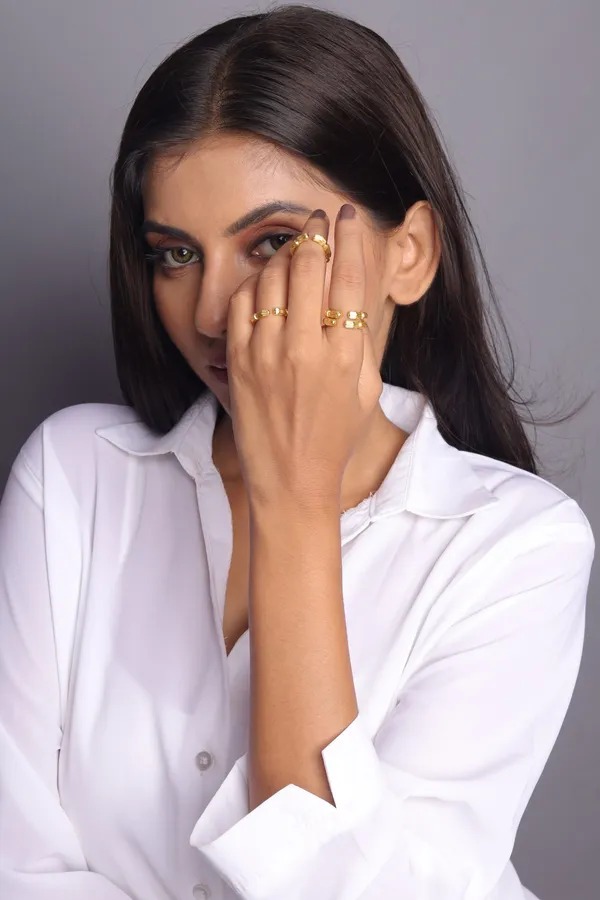 Combo-7__Pack_of_4_log_curl_adjustable_ring_(_18k_gold_pleated)